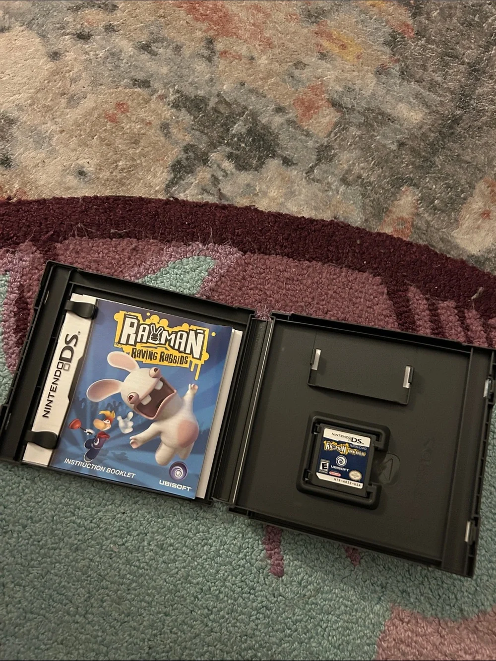 Nintendo Rayman Raving Rabbids DS Game - Blue & White